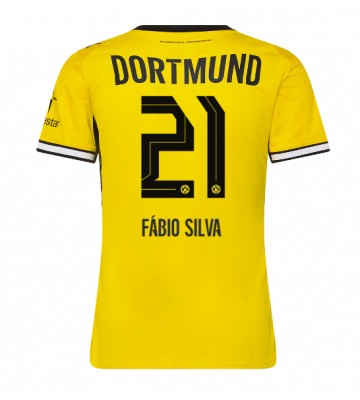 Borussia Dortmund Fabio Silva #21 Replika Hemmatröja Damer 2026-27 Kortärmad